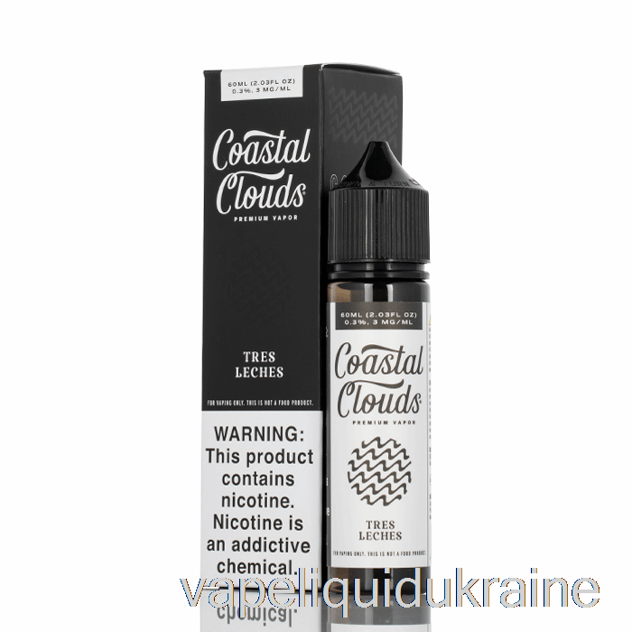 Vape Liquid Ukraine Tres Leches - Coastal Clouds Co. - 60mL 6mg